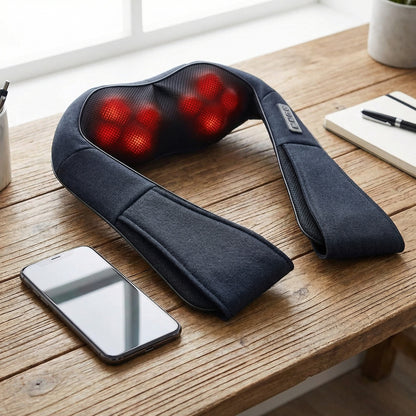 ReliefHalo™ Neck Massager - Heat Therapy for Neck Pain & Stress Relief